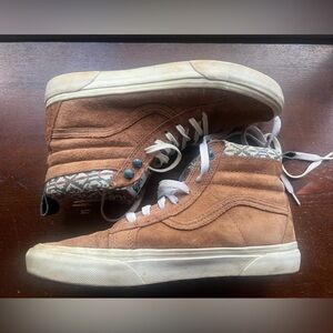 Vans Tan High Top Sneakers size 8 Women’s